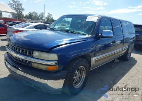 2001 Chevrolet Silverado 1500 Ls из США, поврежденный, VIN 2GCEC19V011395207